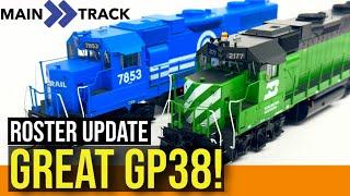 Roster Update: The Great GP38 From Rapido Has Superb Lighting & Details