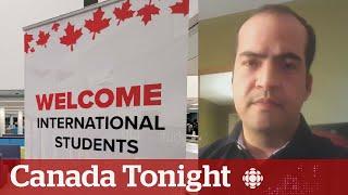 International student worries work hours cap could send him to food banks | Canada Tonight