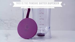 KPKitchen Pancake Batter Dispenser - Perfect for making pancakes, cupcakes, cakes, crepes & waffles