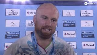 Player of the Match James Chisholm analyses his drop goal technique after Newcastle Falcons win