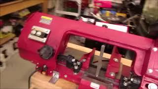 Harbor Freight 4x6 Bandsaw Item 93762  Item 62377 blade adjustment