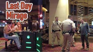 Police Everywhere in Mirage Casino Las Vegas Walking Tour People Watching - 4K UHD July 16 2024