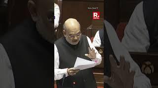 Watch: Home Minister Amit Shah's remark on Ambedkar in Rajya Sabha