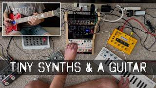 Tiny Synths on the Floor (& a guitar for good measure)