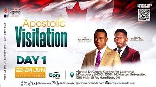 APOSTOLIC VISITATION | DR. AROME OSAYI I DAY 1 | RN CANADA | JUNE 22ND 2025
