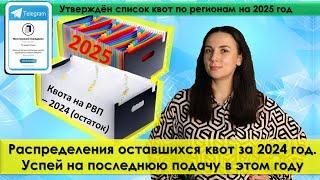 Квота на РВП на 2025 год