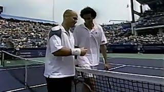 Andre Agassi vs Younes El Aynoui 2002 Cincinnati R1 Highlights