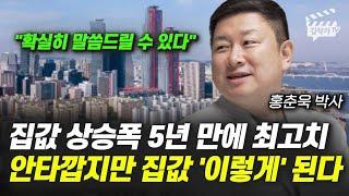 집값 상승폭 5년 만에 최고치, 안타깝지만 집값 '이렇게' 된다 (홍춘욱 박사)