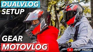 MOTOVLOG SETUP | GEAR MOTOVLOG | PERALATAN WAJIB NGEVLOG DAN DUAL VLOG‼️  #setupmotovlog #gearvlog