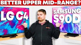 LG C4 vs. Samsung S90D: Battle of The Upper Mid-Range OLEDs