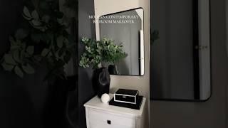 BEDROOM MAKEOVER | MODERN CONTEMPORARY STYLE | 2025 #decoratewithme #reels #shorts  #bedroommakover