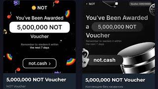 ПРИШЕЛ ВАУЧЕР НА 5000000 NOTCOIN! Скам и мошеннические NFT на TON, NOT и USDT в Telegram