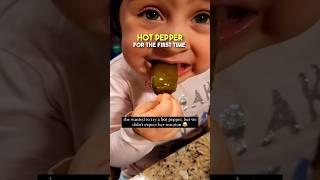 Trying the hottest pepper ever ️