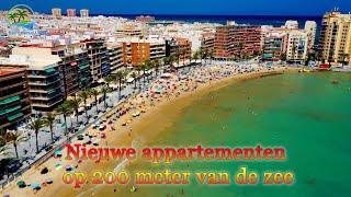 Nieuwe woning in Spanje van ontwikkelaar, appartementen te koop bij de zee in een nieuw gebouw 2021