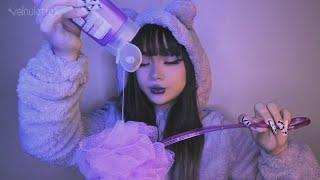 ASMR giving you a warm and cozy bath (because you stink) ‍️🫧