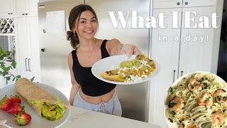 What I COOK & EAT in a Day (Realistic & Healthy Meals!)