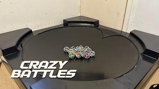 CRAZY BEYBLADE X ANIME BATTLES ON LIFE SIZE ANIME STADIUM!