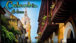 Colombia city / Colombia drone 4k  Cartagena 4k / medellin colombia