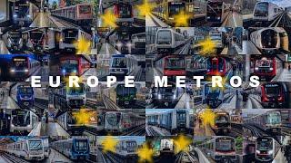  All the Metros in Europe (2025) [4K]