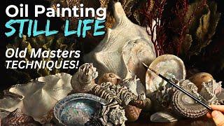 This Painting Took Over 60 Hours! | Still Life Oil Painting Techniques