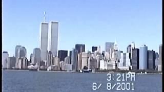 World Trade Center Twin Towers 3 month and 3 days before 9/11 events - NYC