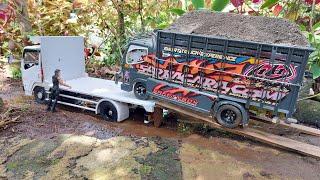 While load full of sand, instead ask for towing | RC tow Truck