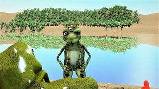 Crazy Frog Dance Animation. Frog Dance Meme as Patila Dance.