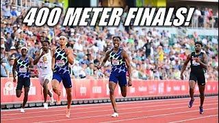 Michael Norman VS. Randolph Ross - The Men's 400 Meter Finals - United States Olympic Trials Day 3