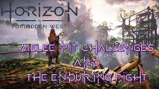 Horizon Forbidden West - All 15 Melee Pit Challenges and The Enduring Fight