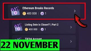 Ethereum Breaks Records | Tapswap Code | Ethereum Breaks Records: Surpasses Bank of America & Visa!