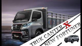 Truk Canter Mitsubishi Rasa Fortuner Modifikasi Digital Concept