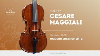 Violin by Cesare Maggiali, Genova, 1928