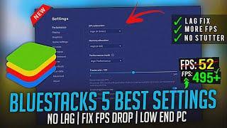 Bluestacks Best Settings for Low End PC | Bluestacks Fix Lag 2024