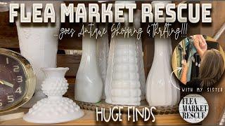 THRIFT WITH ME & MY SISTER AS WE HIT THE ANTIQUE SHOPS & THRIFT STORES!