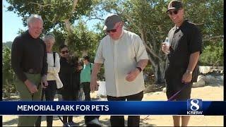 Pets blessed at animal memorial park in Monterey County
