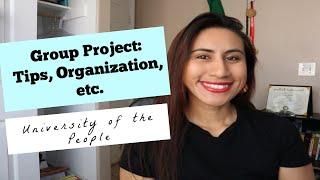 Group Project Tips + Organization | University of the People | Master's of Education