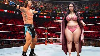 Aj Style vs indian Female Wrestler WWE Monday Night Raw Highlights Today 19 March 2025