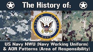 The History of: The US Navy Navy Working Uniform (NWU) & AOR Camouflage Patterns | Uniform History