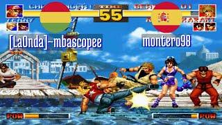 FT10 @kof95: [LaOnda]~mbascopee (BO) vs montero98 (ES) [King of Fighters 95 Fightcade] Sep 13