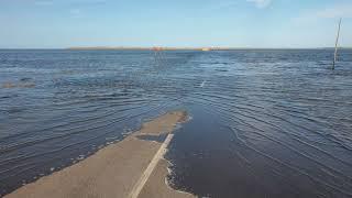 Holy island how fast tide moves