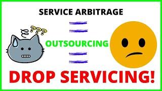 Ain't DROP SERVICING, SERVICE ARBITRAGE, And OUTSOURCING The Same Thing? [YOU'RE A SCAMMER!]