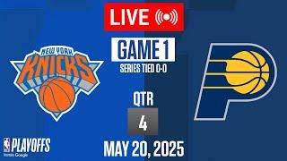 NBA LIVE! New York Knicks vs Indiana Pacers GAME 1 LIVE | May 20, 2025 | Eastern Conf. Finals 2K25