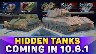 Hidden Tanks In 11.6.1 | WoT Blitz