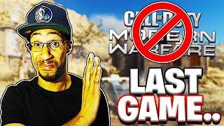 MarkOfJ Quit Playing Call of Duty after this.. (Last Game of MW)