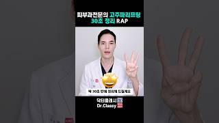 써마지vs올리지오vs덴서티? 고주파 리프팅 30초 정리