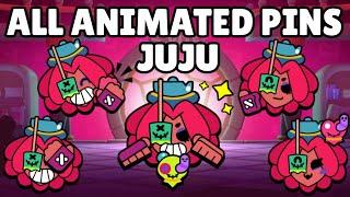 Juju Pins (Animated) | Brawl Stars | Blue Screen