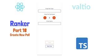 18 - Creating a Poll from React Application