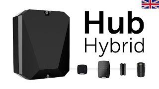 Ajax Hub Hybrid | Alarm System Central for Wired and Wireless Detectors Ajax