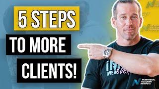 SIMPLE 5 Step Process To Get More Online Nutrition Coaching Clients, Explained By Jason Phillips