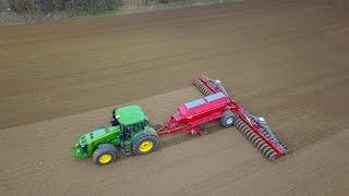 Setí hrachu/ Sowing pea 2020 !! John Deere 8345R & Horsch Serto 12 SC !! Agroservis Višňové !! 